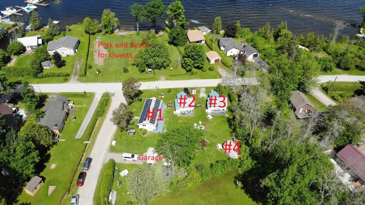 Fenelon Falls Fun Place With A Sandy Beach For Swimming, Boating, And Fishing, Featuring 3 Available Cabins מראה חיצוני תמונה