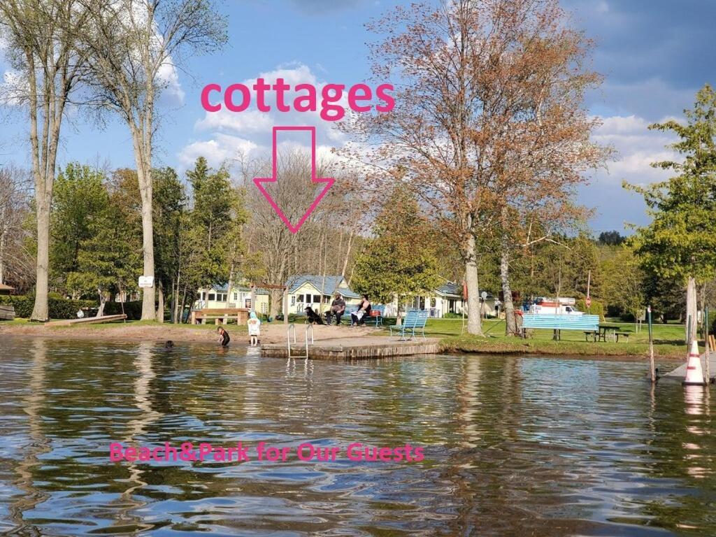 Fenelon Falls Fun Place With A Sandy Beach For Swimming, Boating, And Fishing, Featuring 3 Available Cabins מראה חיצוני תמונה